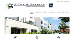 Desktop Screenshot of ploetz-partner-immobilien.de